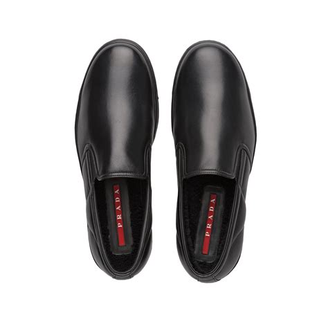 mens used prada sneakers|Prada men slip on sneakers.